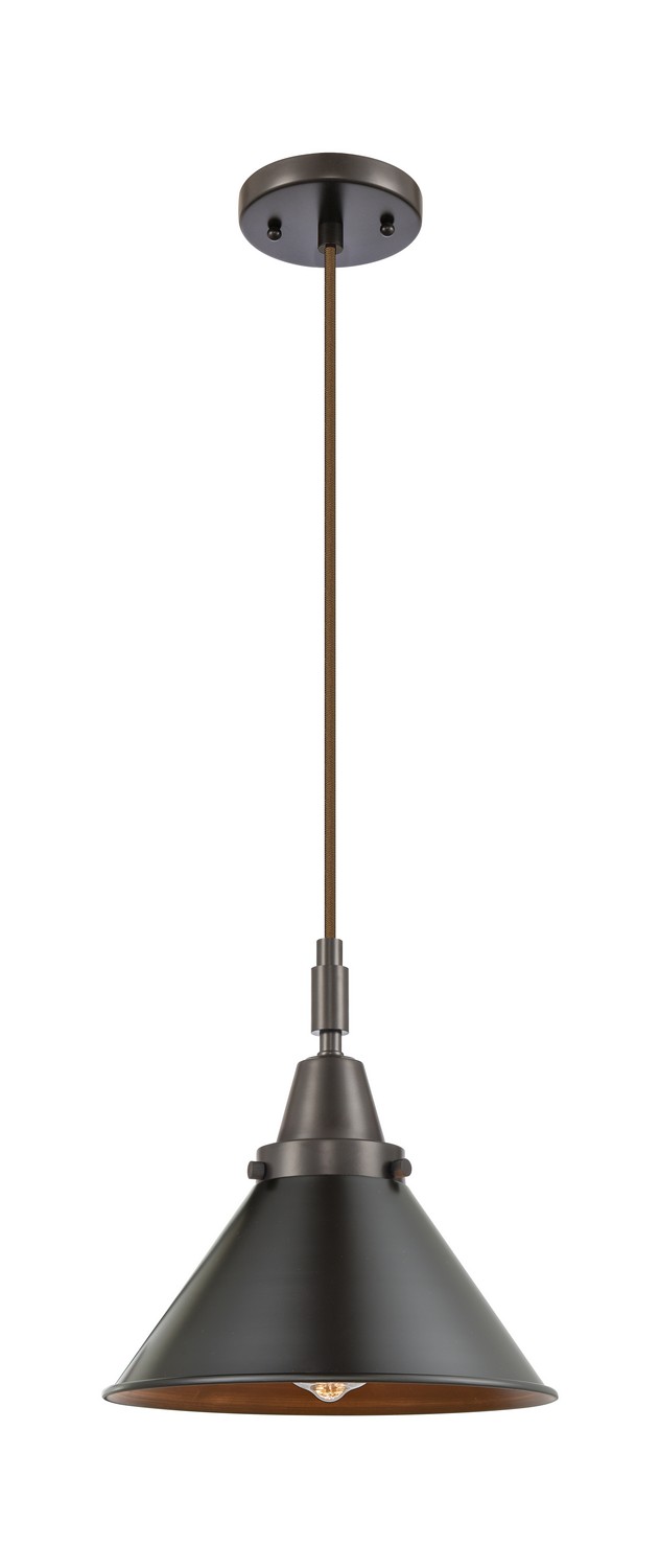 One Light Mini Pendant by Innovations - Caden Collection, Oil Rubbed Bronze Finish - 447-1P-OB-M10-OB