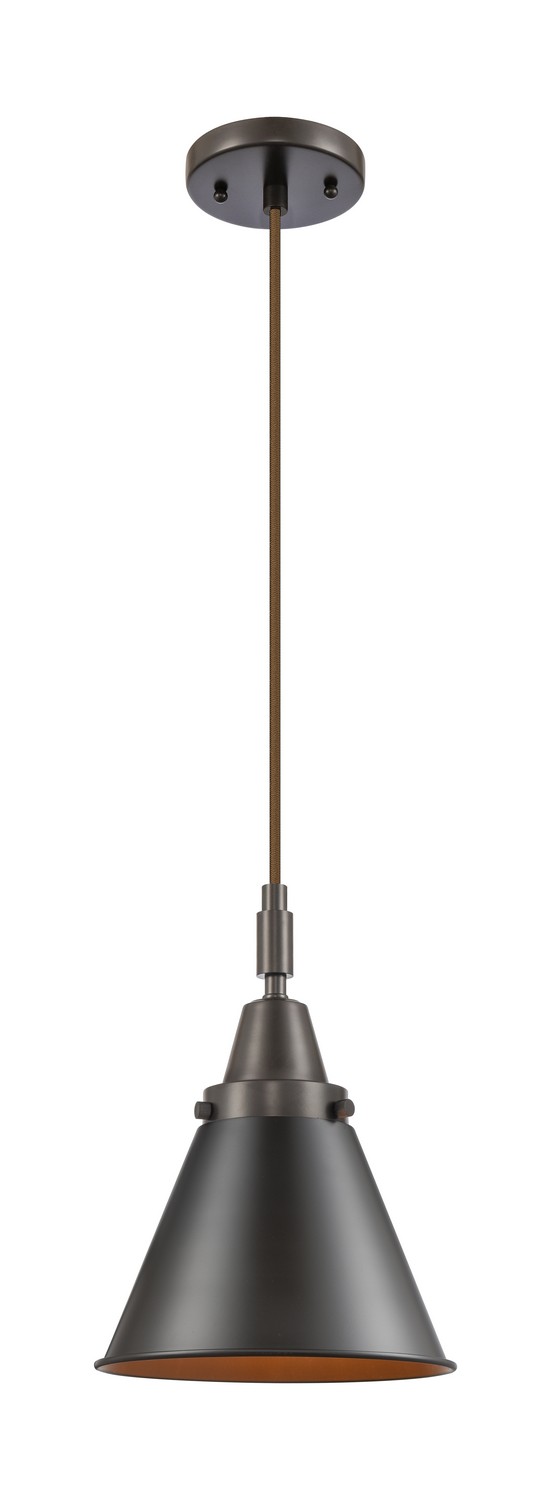 One Light Mini Pendant by Innovations - Caden Collection, Oil Rubbed Bronze Finish - 447-1P-OB-M13-OB