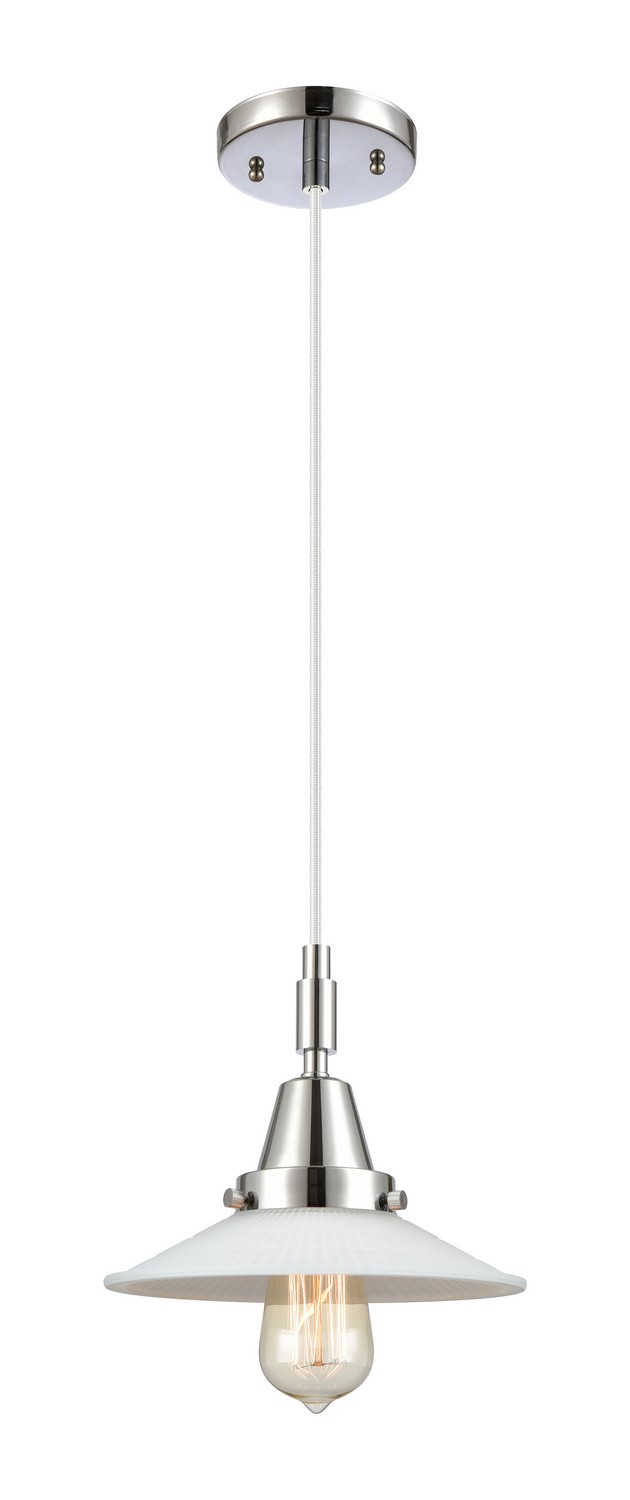 One Light Mini Pendant by Innovations - Caden Collection, Polished Chrome Finish - 447-1P-PC-G1