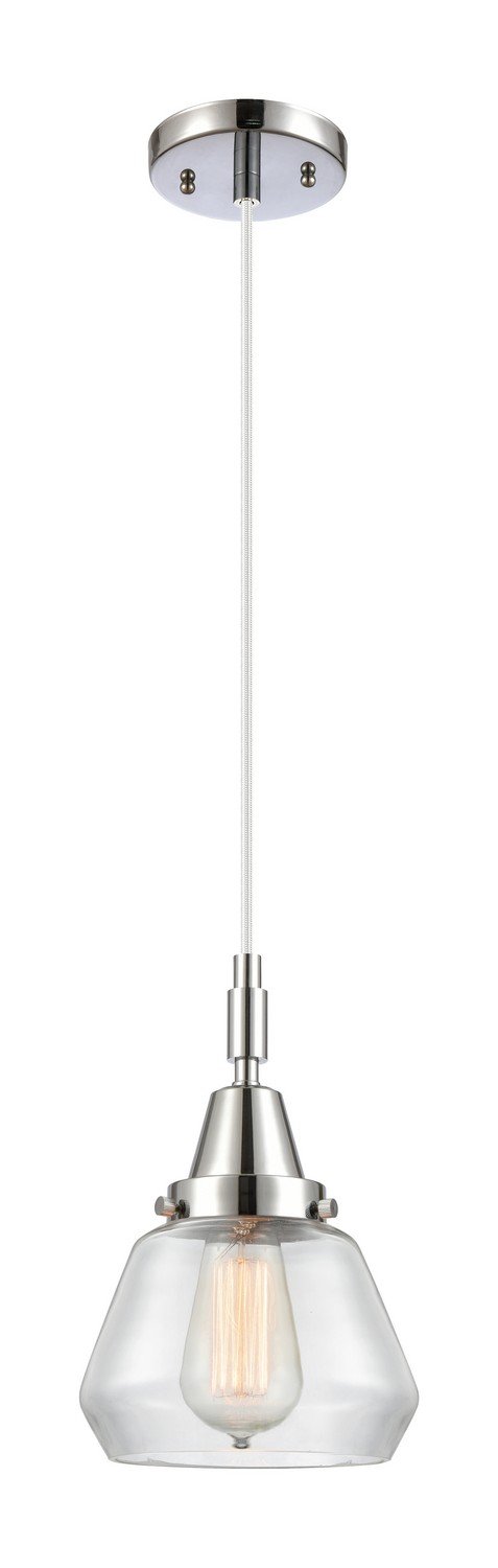 One Light Mini Pendant by Innovations - Caden Collection, Polished Chrome Finish - 447-1P-PC-G172