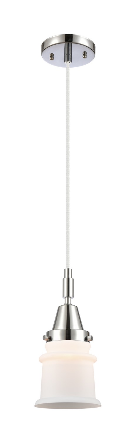 One Light Mini Pendant by Innovations - Caden Collection, Polished Chrome Finish - 447-1P-PC-G181S