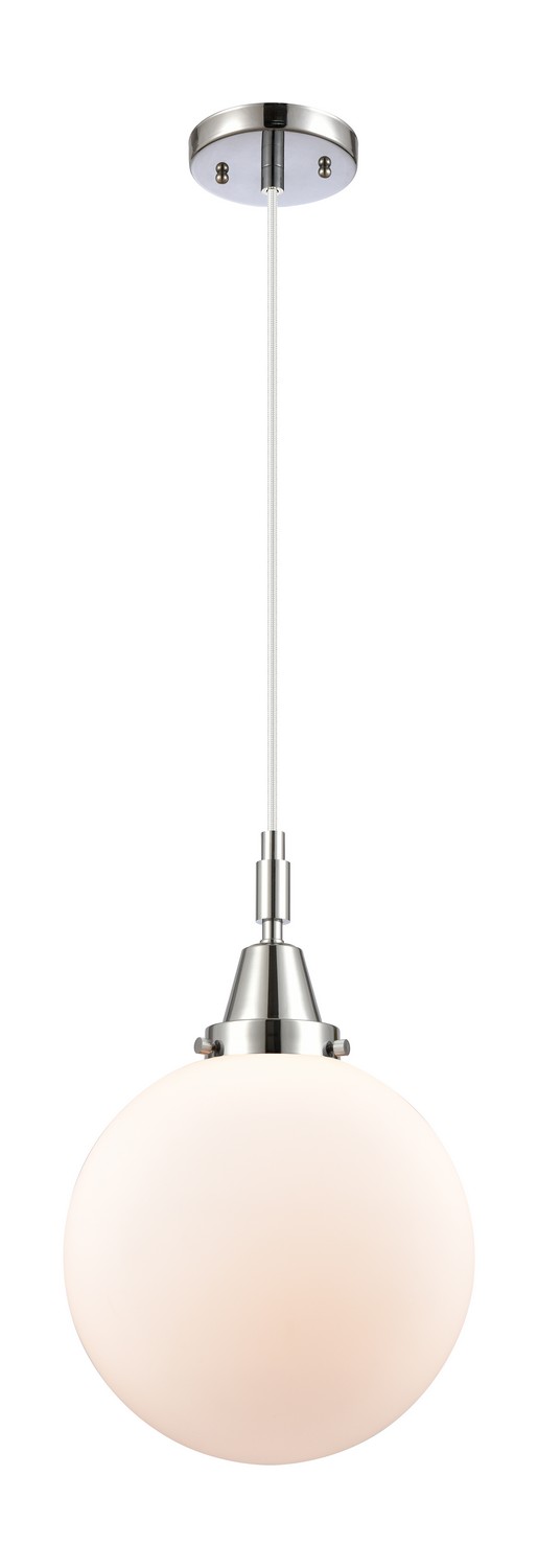One Light Mini Pendant by Innovations - Caden Collection, Polished Chrome Finish - 447-1P-PC-G201-10