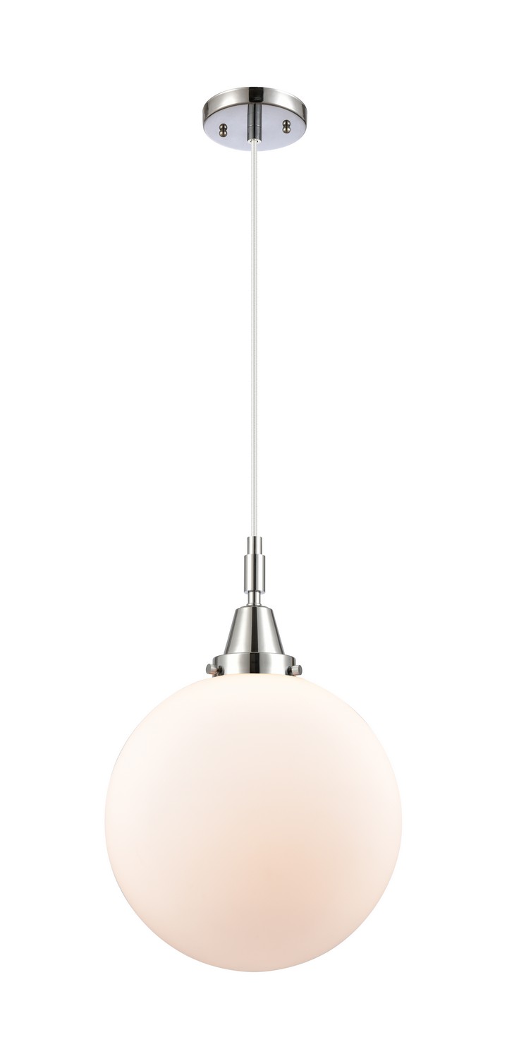 One Light Mini Pendant by Innovations - Caden Collection, Polished Chrome Finish - 447-1P-PC-G201-12