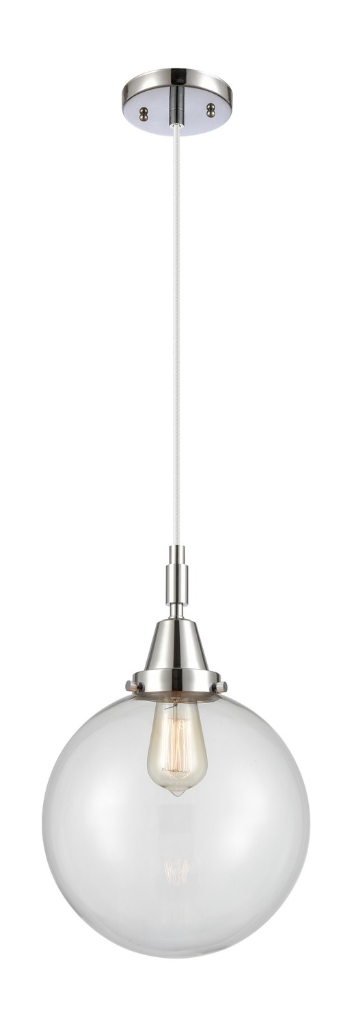 One Light Mini Pendant by Innovations - Caden Collection, Polished Chrome Finish - 447-1P-PC-G202-10