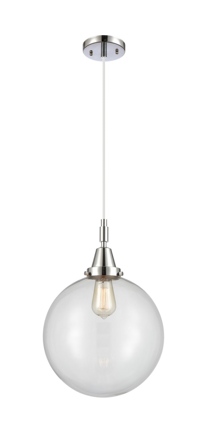 One Light Mini Pendant by Innovations - Caden Collection, Polished Chrome Finish - 447-1P-PC-G202-12