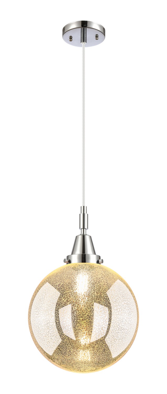 One Light Mini Pendant by Innovations - Caden Collection, Polished Chrome Finish - 447-1P-PC-G208-10