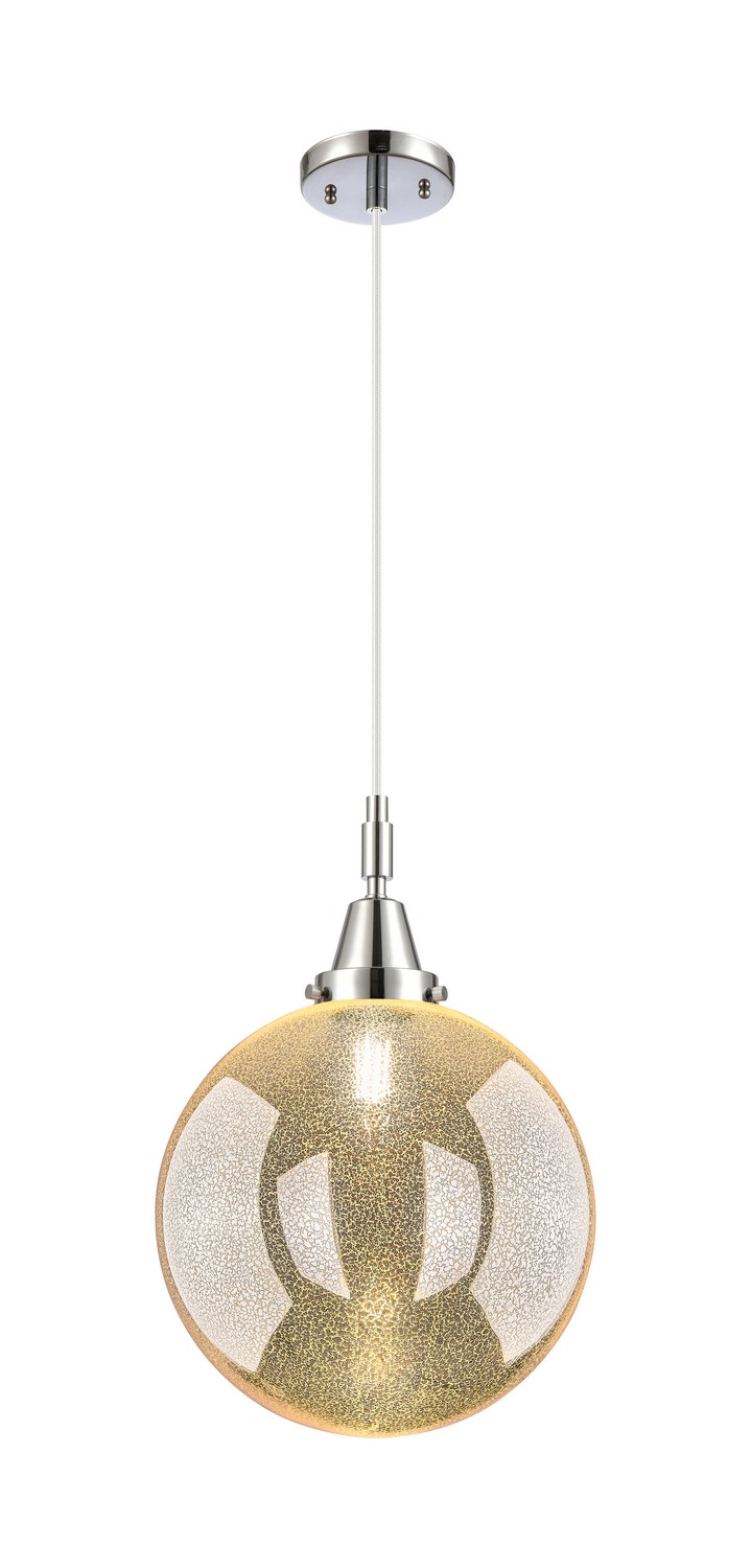 One Light Mini Pendant by Innovations - Caden Collection, Polished Chrome Finish - 447-1P-PC-G208-12