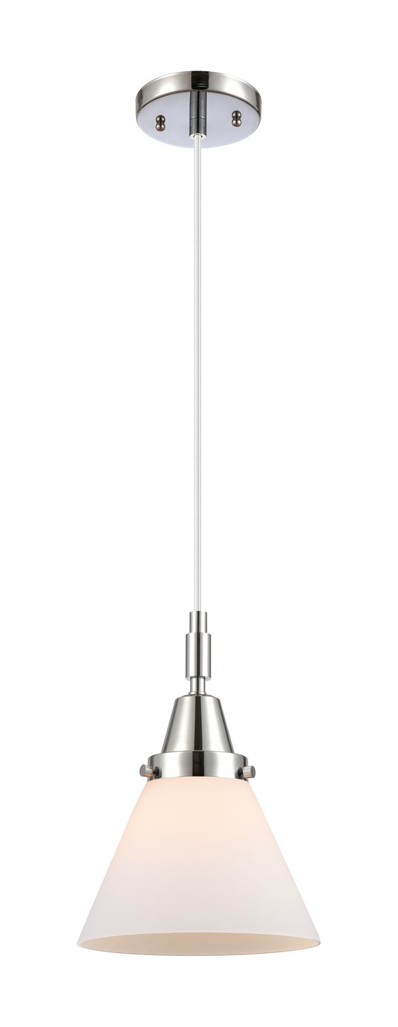 One Light Mini Pendant by Innovations - Caden Collection, Polished Chrome Finish - 447-1P-PC-G41