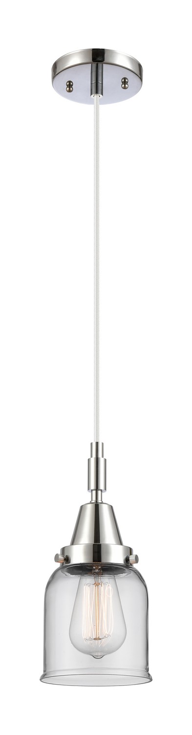 One Light Mini Pendant by Innovations - Caden Collection, Polished Chrome Finish - 447-1P-PC-G52