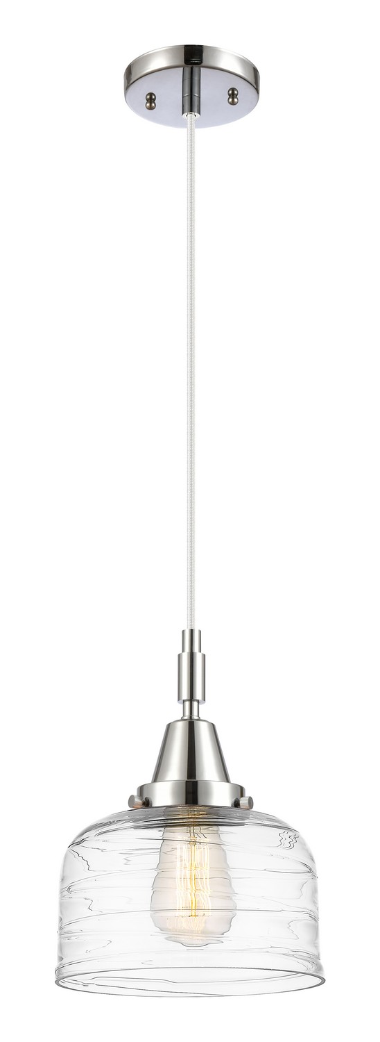 One Light Mini Pendant by Innovations - Caden Collection, Polished Chrome Finish - 447-1P-PC-G713