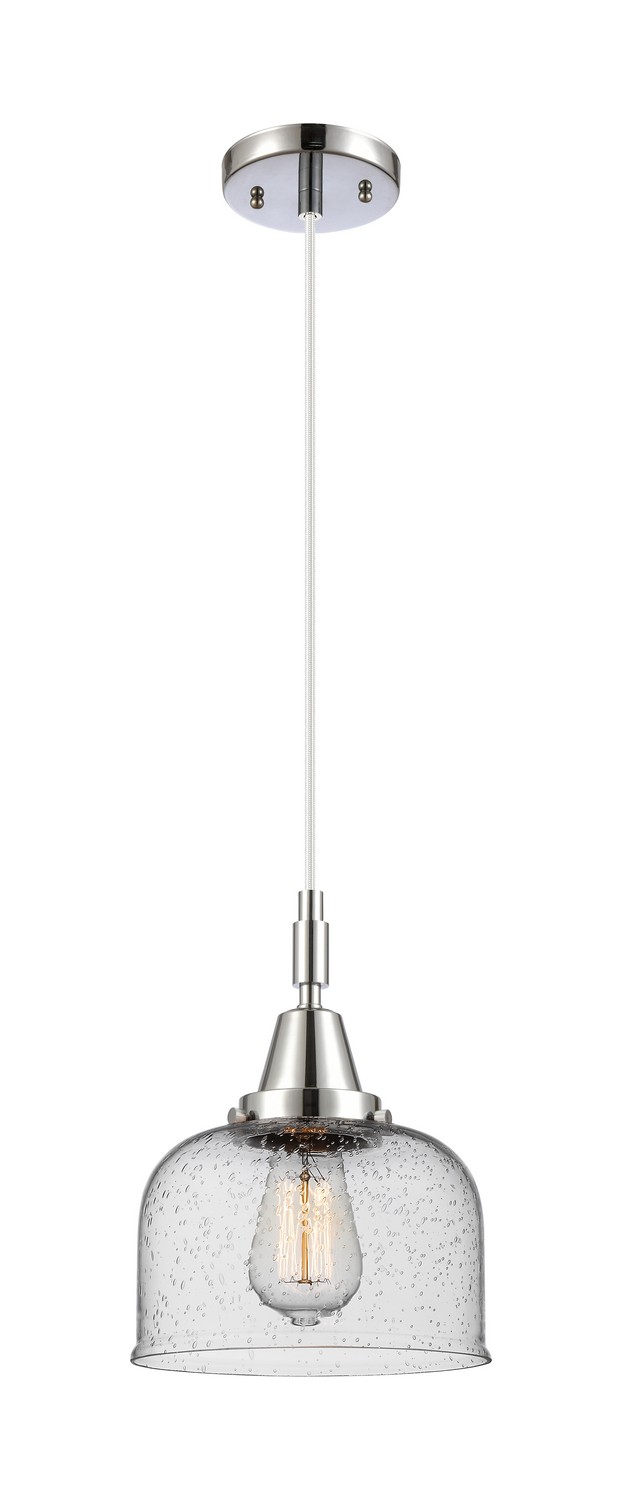 One Light Mini Pendant by Innovations - Caden Collection, Polished Chrome Finish - 447-1P-PC-G74