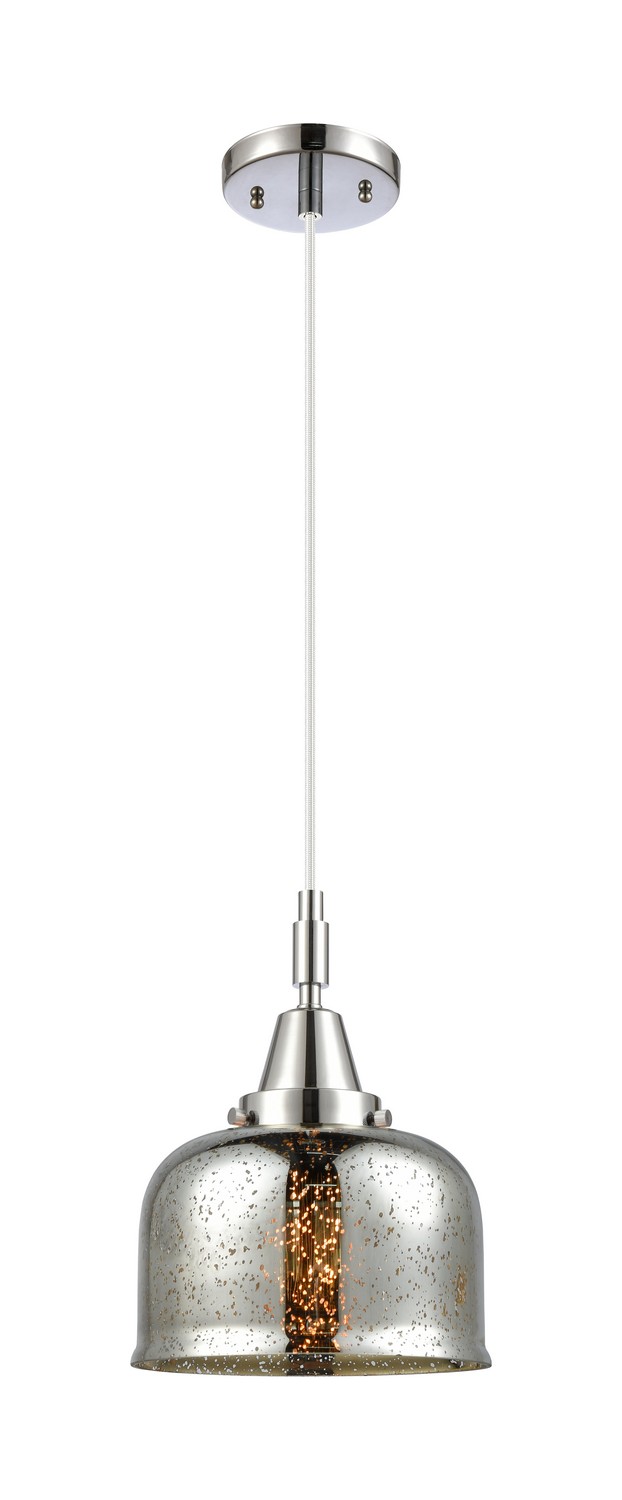 One Light Mini Pendant by Innovations - Caden Collection, Polished Chrome Finish - 447-1P-PC-G78
