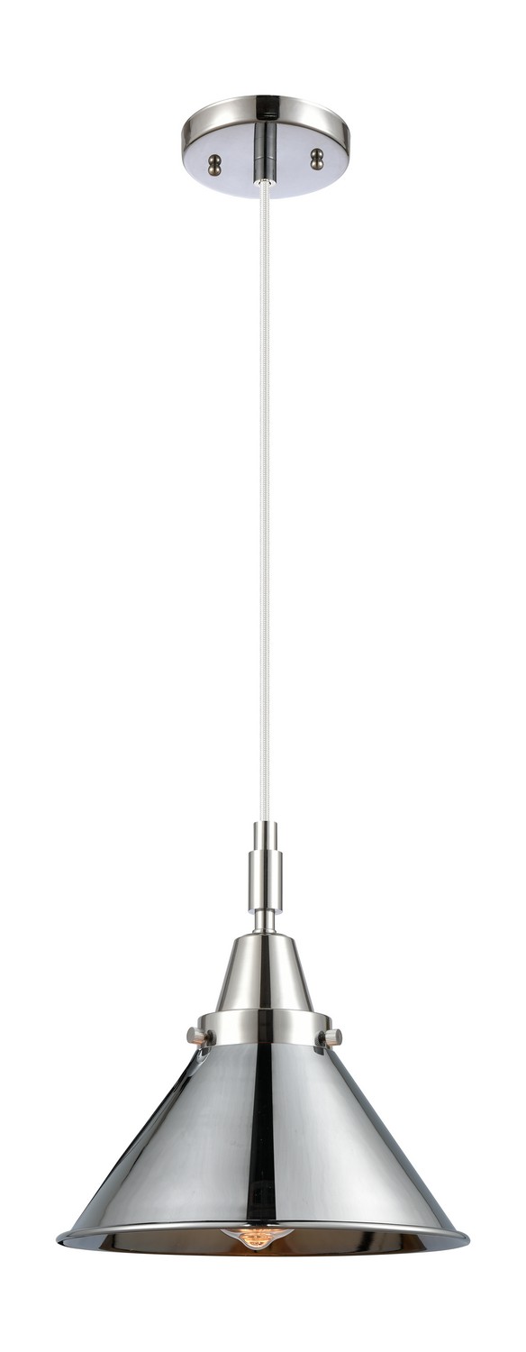 One Light Mini Pendant by Innovations - Caden Collection, Polished Chrome Finish - 447-1P-PC-M10-PC