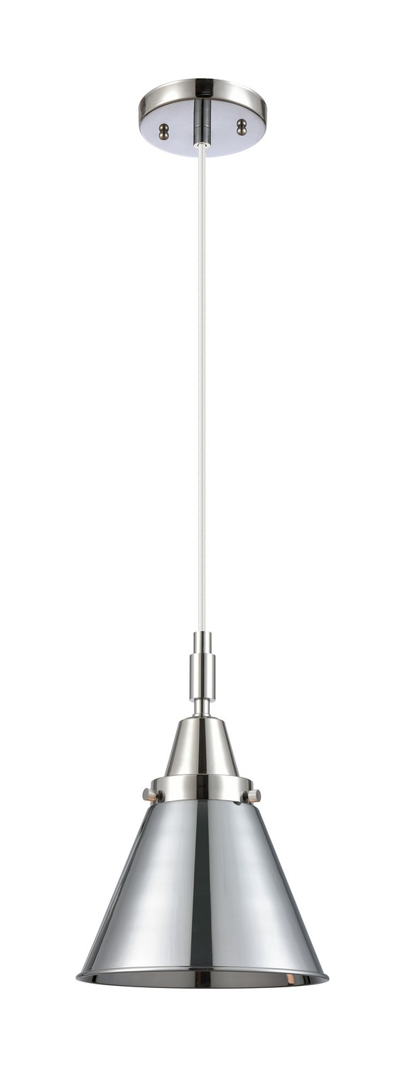 One Light Mini Pendant by Innovations - Caden Collection, Polished Chrome Finish - 447-1P-PC-M13-PC