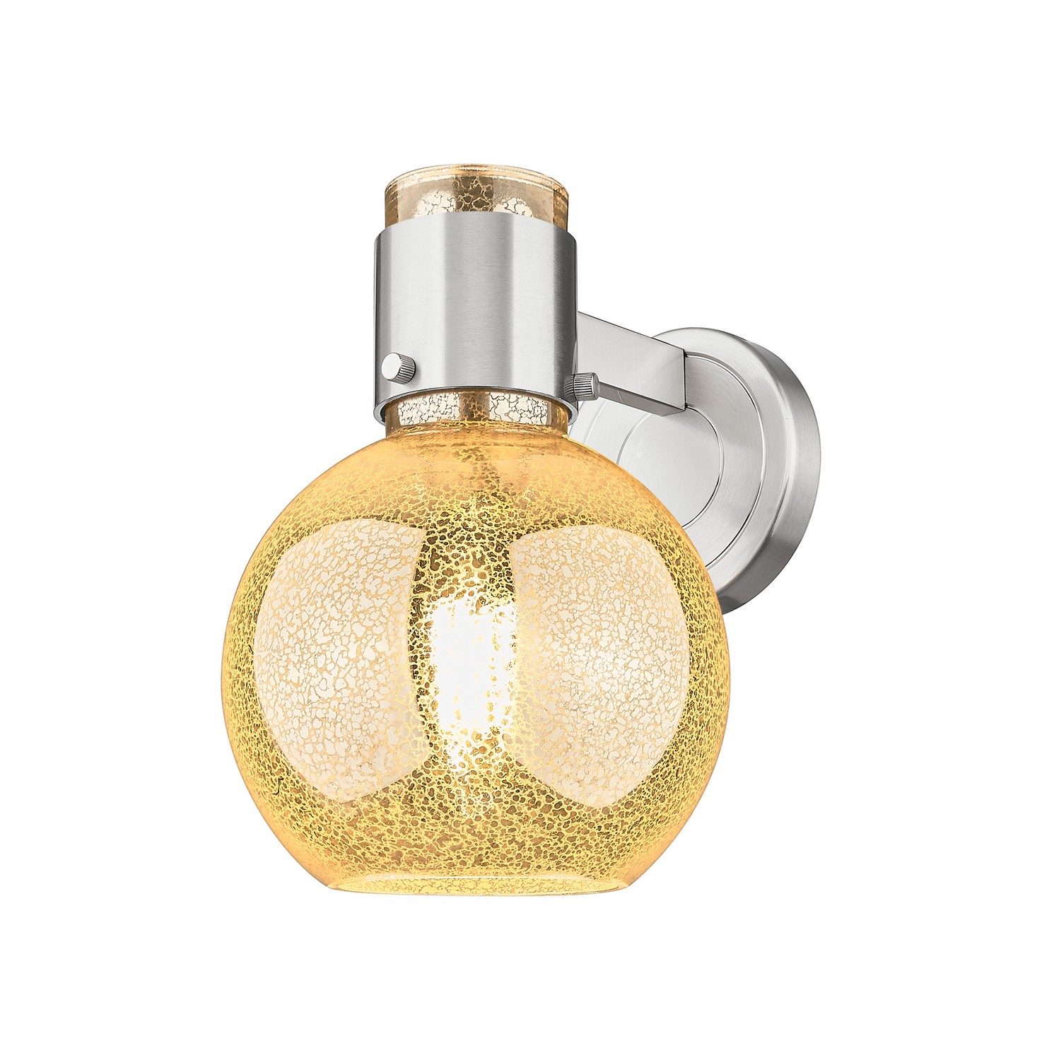 One Light Wall Sconce by Innovations - Downtown Urban Collection, Brushed Satin Nickel Finish - 464-1W-SN-G464B-7ME