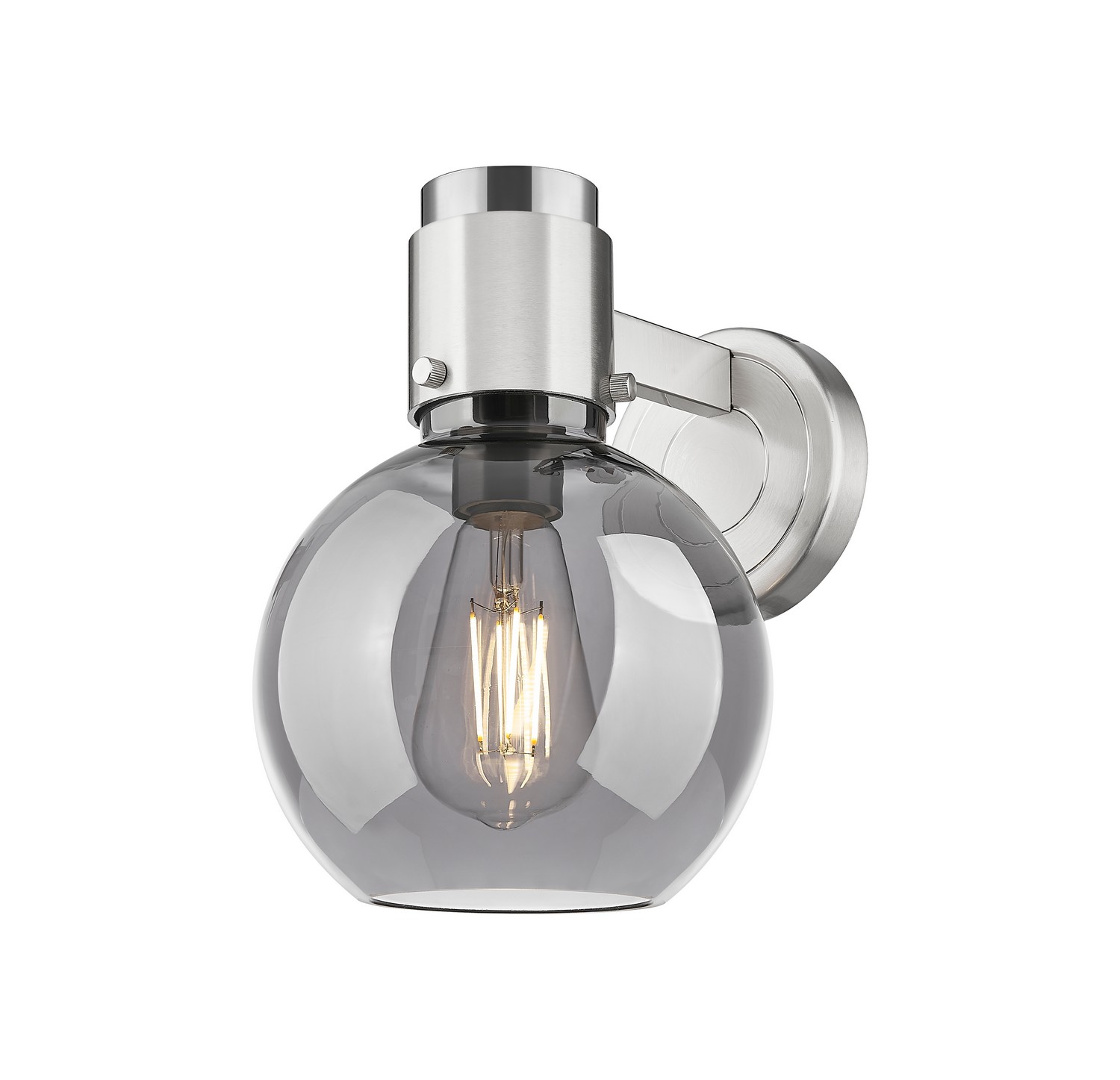 One Light Wall Sconce by Innovations - Downtown Urban Collection, Brushed Satin Nickel Finish - 464-1W-SN-G464B-7SM