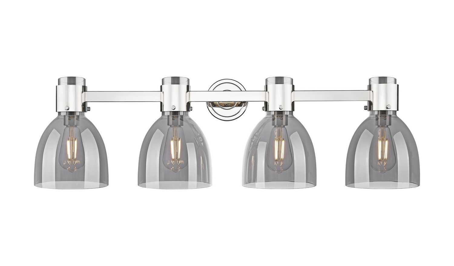 Four Light Bath Vanity by Innovations - Downtown Urban Collection, Polished Nickel Finish - 464-4W-PN-G464D-7SM