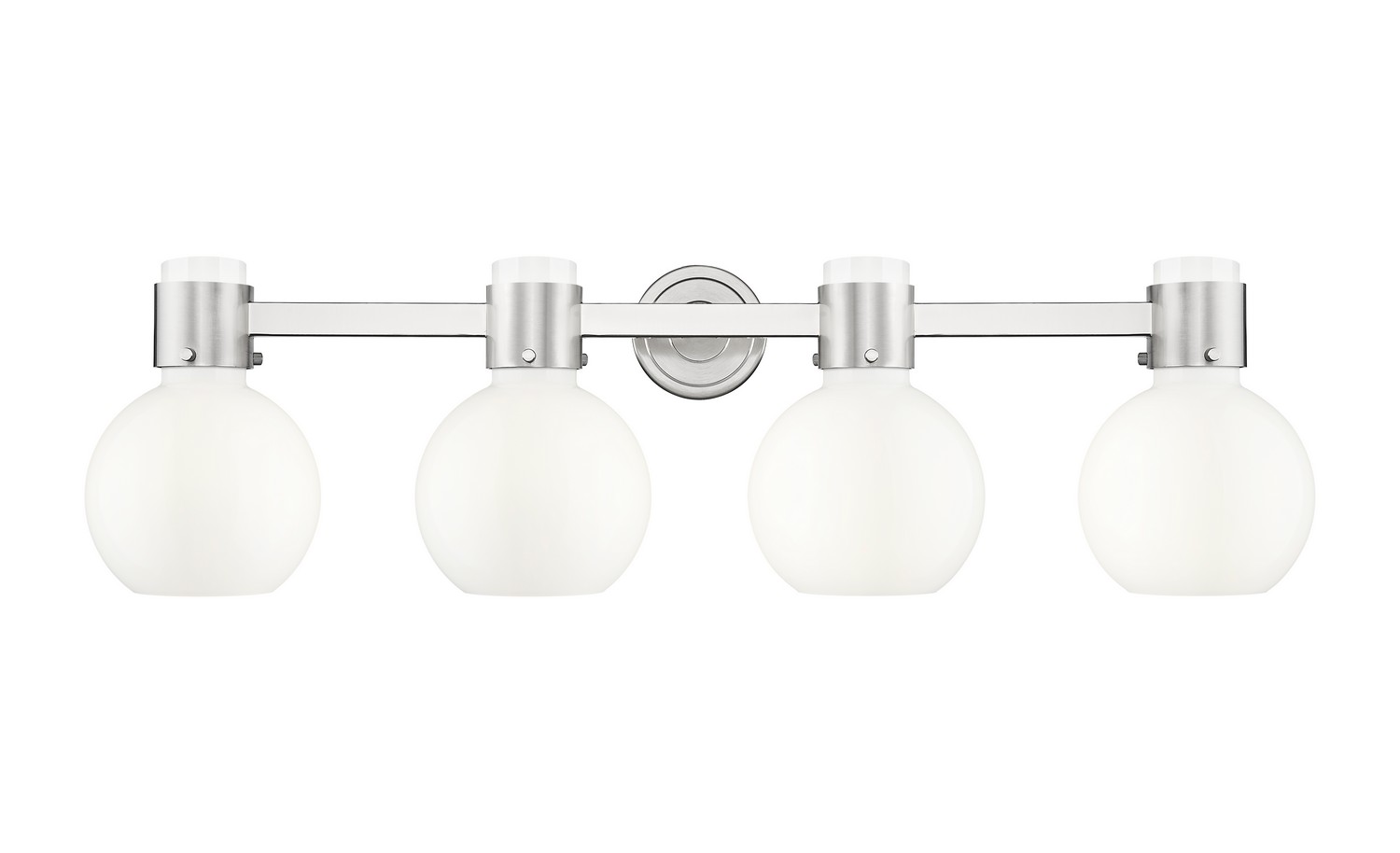 Four Light Bath Vanity by Innovations - Downtown Urban Collection, Brushed Satin Nickel Finish - 464-4W-SN-G464B-7GW