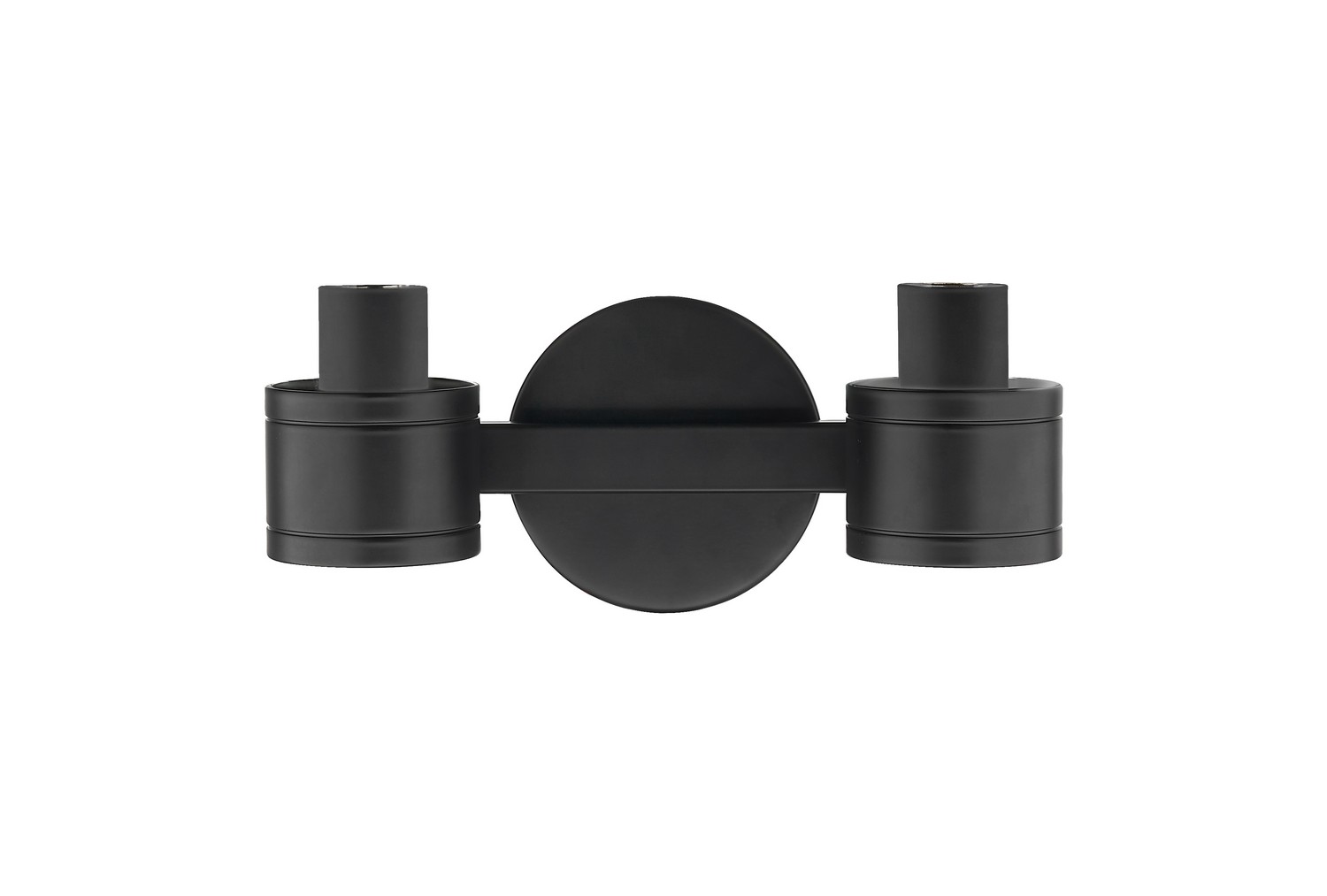 Two Light Bath Vanity by Innovations - Downtown Urban Collection, Matte Black Finish - 467-2W-BK