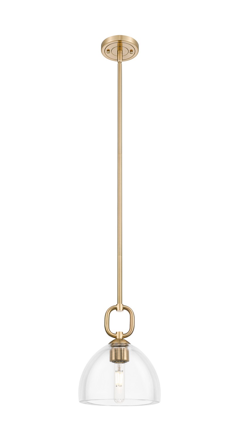 One Light Mini Pendant by Innovations - Downtown Urban Collection, Champagne Bronze Finish - 485-1S-CB-G486-8CL