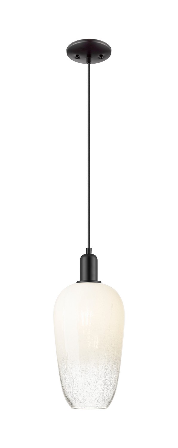 One Light Mini Pendant by Innovations - Arcadia Collection, Matte Black Finish - 716-1P-BK-G484-7OP