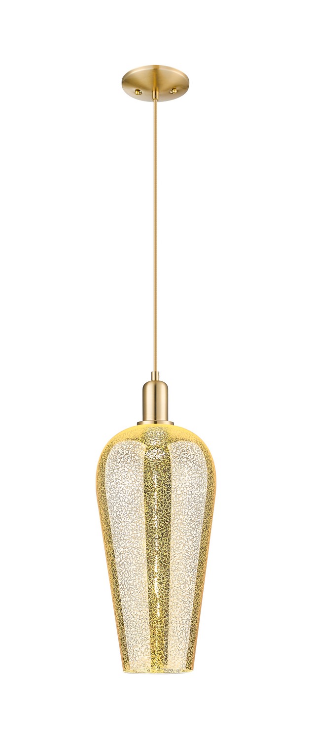 One Light Mini Pendant by Innovations - Arcadia Collection, Champagne Bronze Finish - 716-1P-CB-G456-8ME