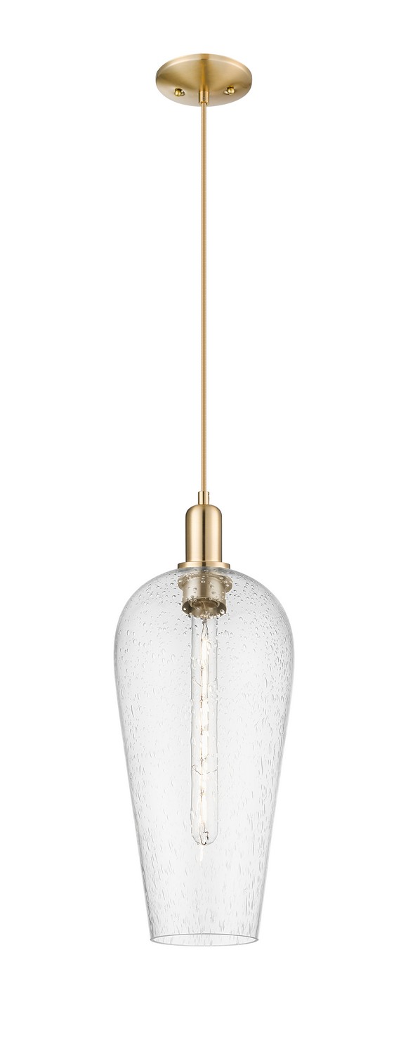 One Light Mini Pendant by Innovations - Arcadia Collection, Champagne Bronze Finish - 716-1P-CB-G456-8SDY