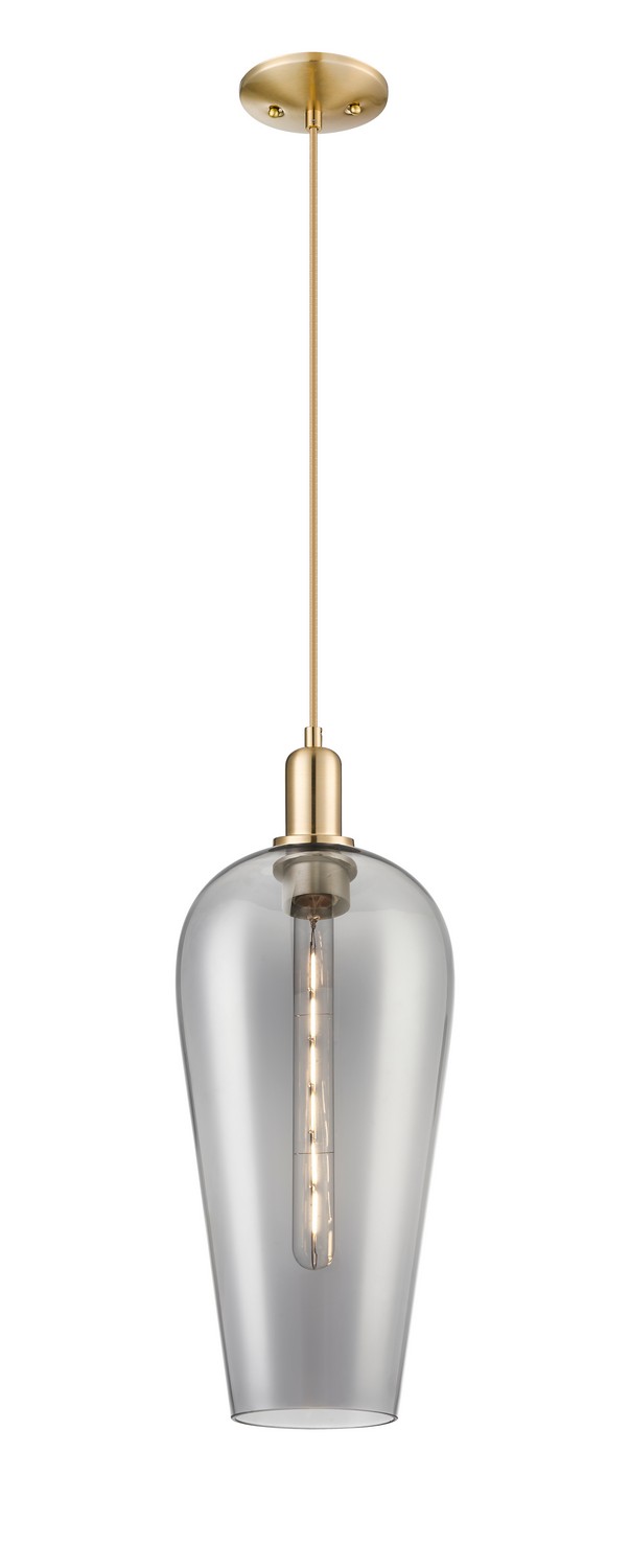 One Light Mini Pendant by Innovations - Arcadia Collection, Champagne Bronze Finish - 716-1P-CB-G456-8SM