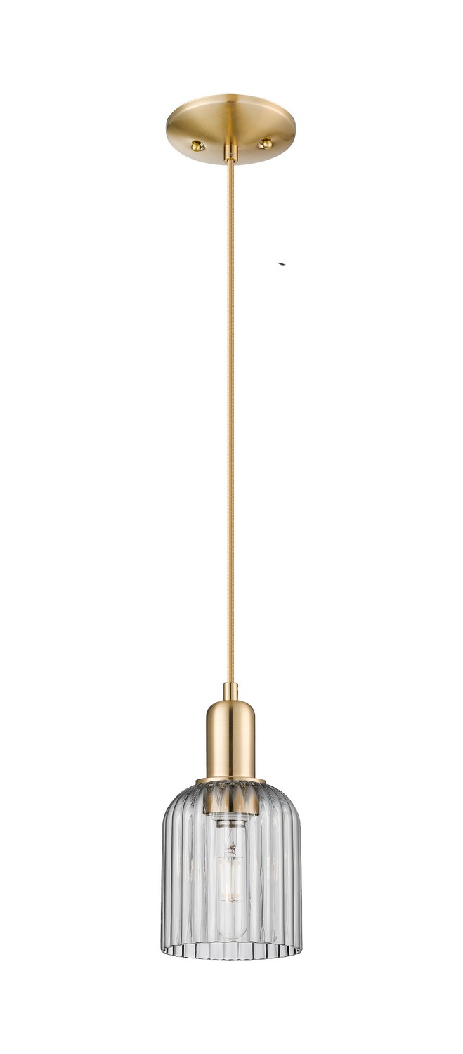 One Light Mini Pendant by Innovations - Arcadia Collection, Champagne Bronze Finish - 716-1P-CB-G559-5SM