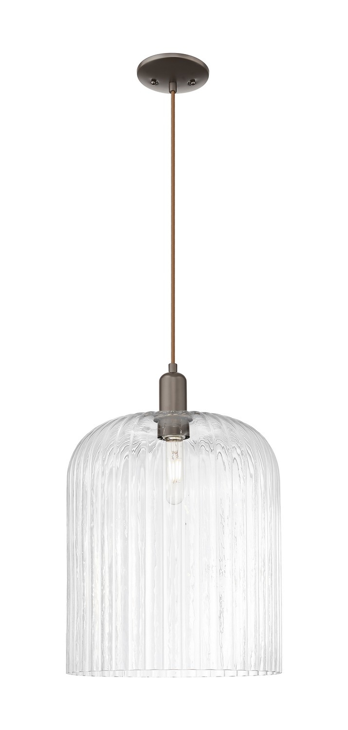One Light Mini Pendant by Innovations - Arcadia Collection, Oil Rubbed Bronze Finish - 716-1P-OB-G559-12CL