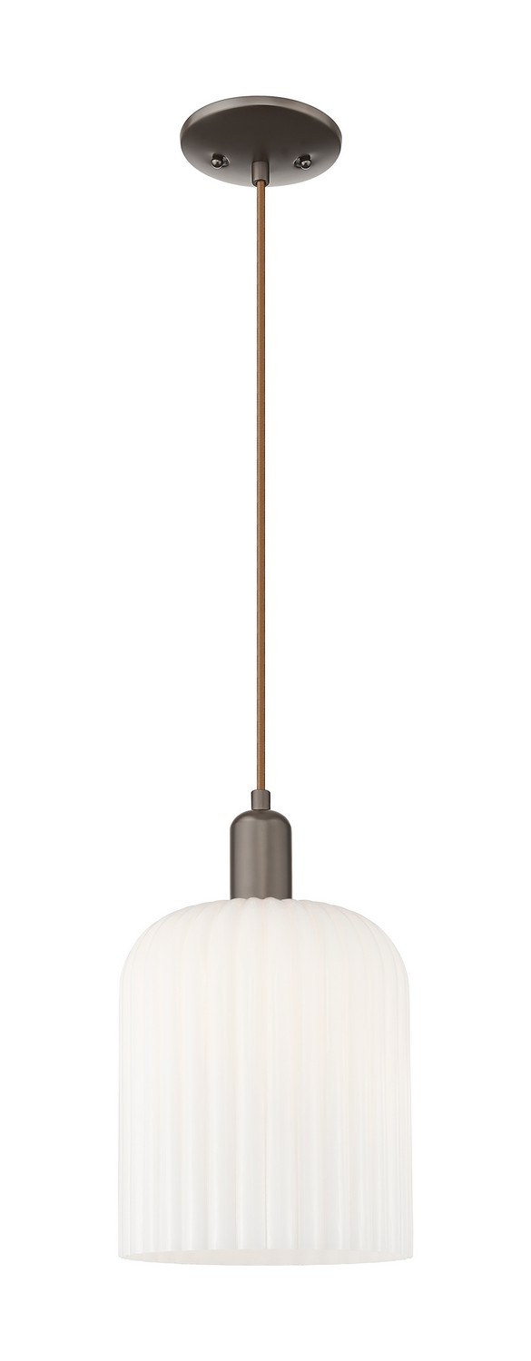 One Light Mini Pendant by Innovations - Arcadia Collection, Oil Rubbed Bronze Finish - 716-1P-OB-G559-8GWH