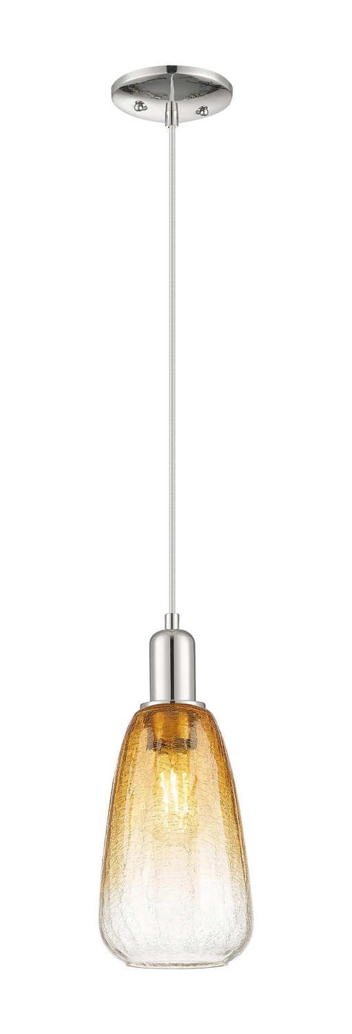 One Light Mini Pendant by Innovations - Arcadia Collection, Polished Nickel Finish - 716-1P-PN-G480-6AM