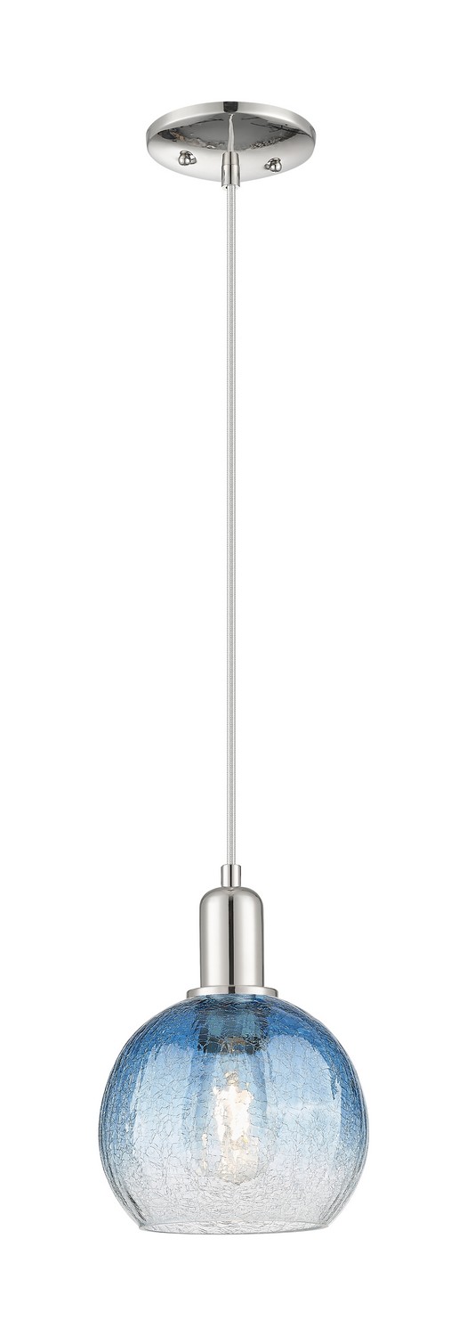 One Light Mini Pendant by Innovations - Arcadia Collection, Polished Nickel Finish - 716-1P-PN-G483-8SB