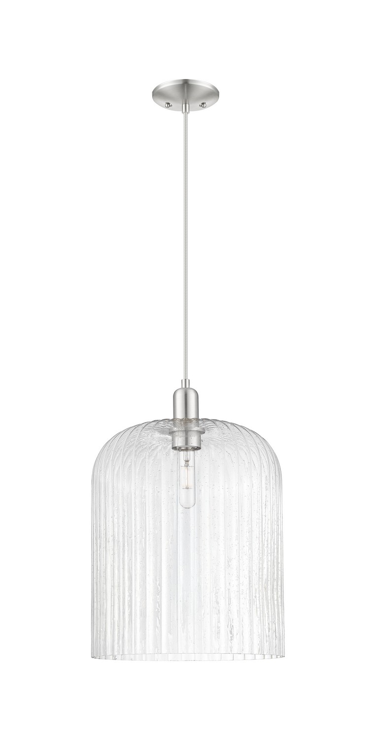 One Light Mini Pendant by Innovations - Arcadia Collection, Brushed Satin Nickel Finish - 716-1P-SN-G559-12SDY