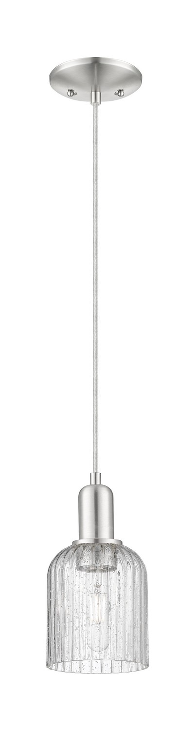 One Light Mini Pendant by Innovations - Arcadia Collection, Brushed Satin Nickel Finish - 716-1P-SN-G559-5SDY