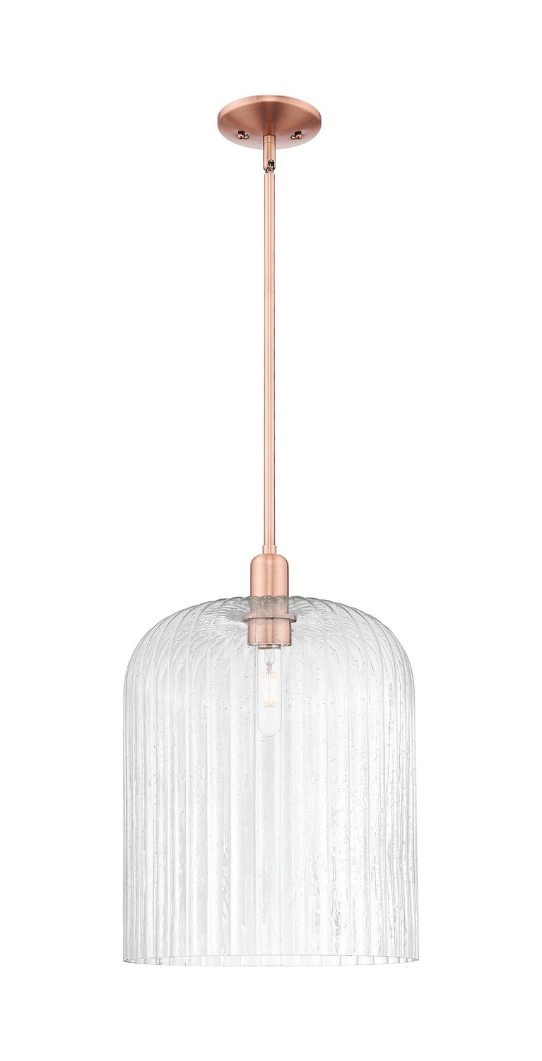 One Light Mini Pendant by Innovations - Arcadia Collection, Antique Copper Finish - 716-1S-AC-G559-12SDY