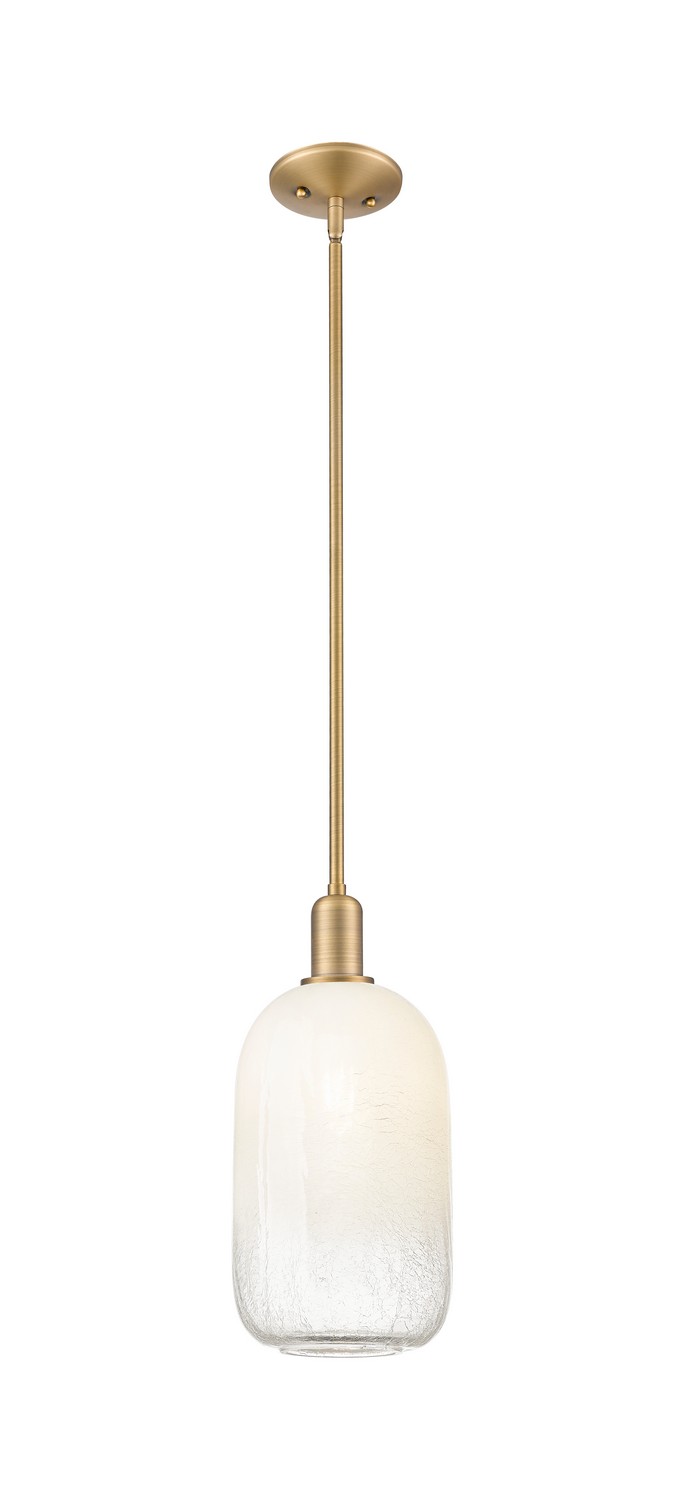 One Light Mini Pendant by Innovations - Arcadia Collection, Brushed Brass Finish - 716-1S-BB-G482-7OP