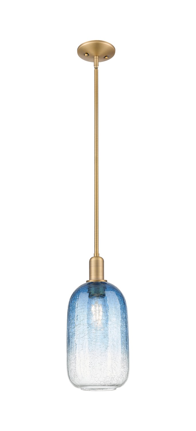 One Light Mini Pendant by Innovations - Arcadia Collection, Brushed Brass Finish - 716-1S-BB-G482-7SB