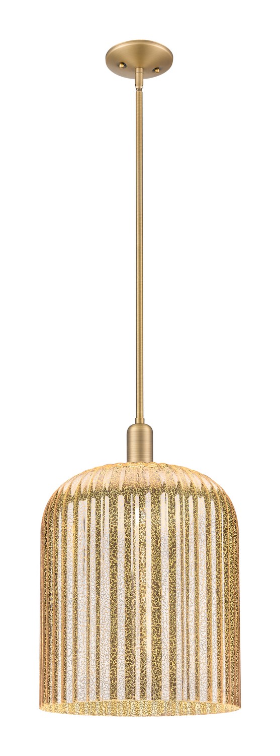 One Light Mini Pendant by Innovations - Arcadia Collection, Brushed Brass Finish - 716-1S-BB-G559-12ME