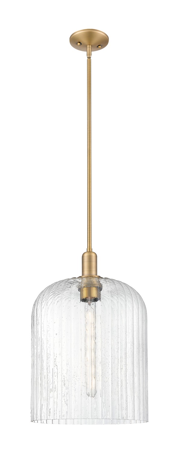 One Light Mini Pendant by Innovations - Arcadia Collection, Brushed Brass Finish - 716-1S-BB-G559-12SDY