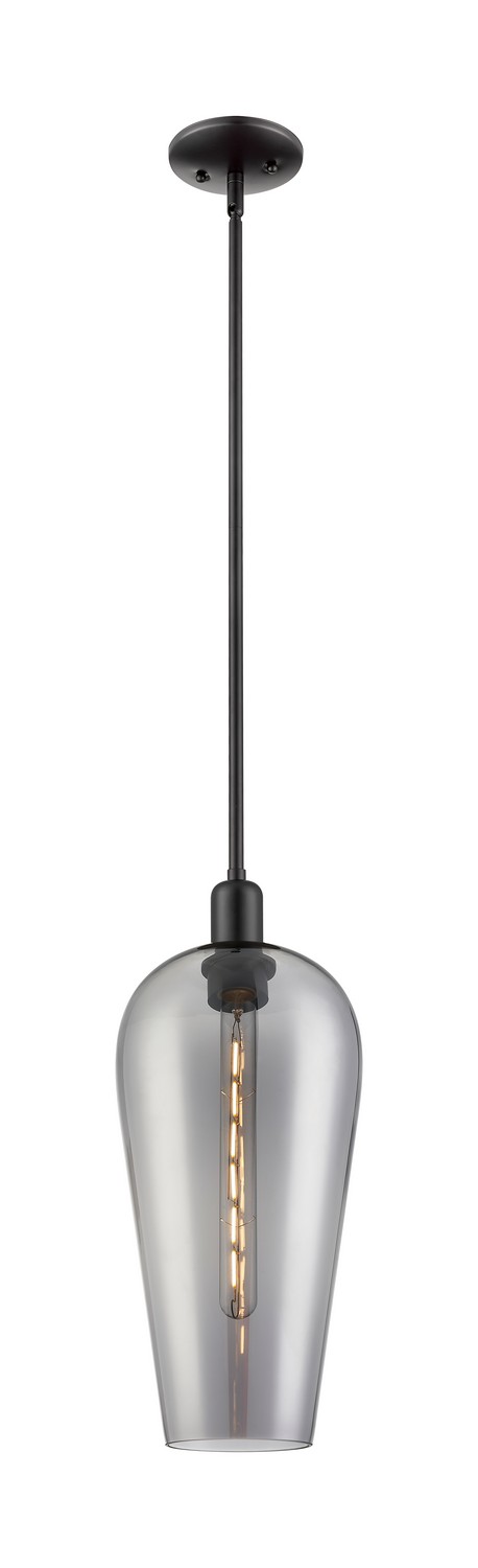 One Light Mini Pendant by Innovations - Arcadia Collection, Matte Black Finish - 716-1S-BK-G456-8SM