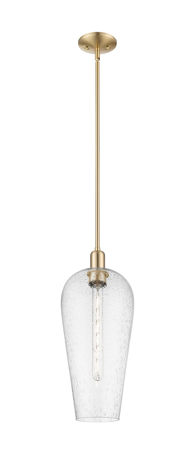 One Light Mini Pendant by Innovations - Arcadia Collection, Champagne Bronze Finish - 716-1S-CB-G456-8SDY