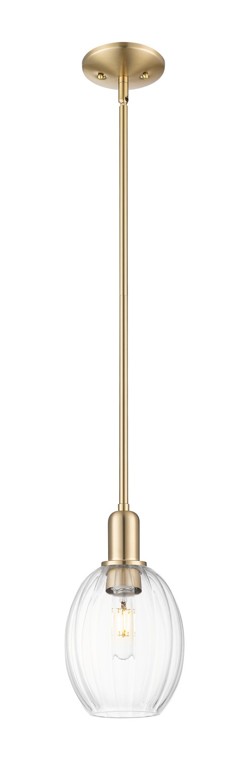 One Light Mini Pendant by Innovations - Arcadia Collection, Champagne Bronze Finish - 716-1S-CB-G459-6CL