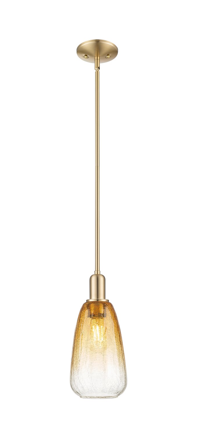 One Light Mini Pendant by Innovations - Arcadia Collection, Champagne Bronze Finish - 716-1S-CB-G480-6AM