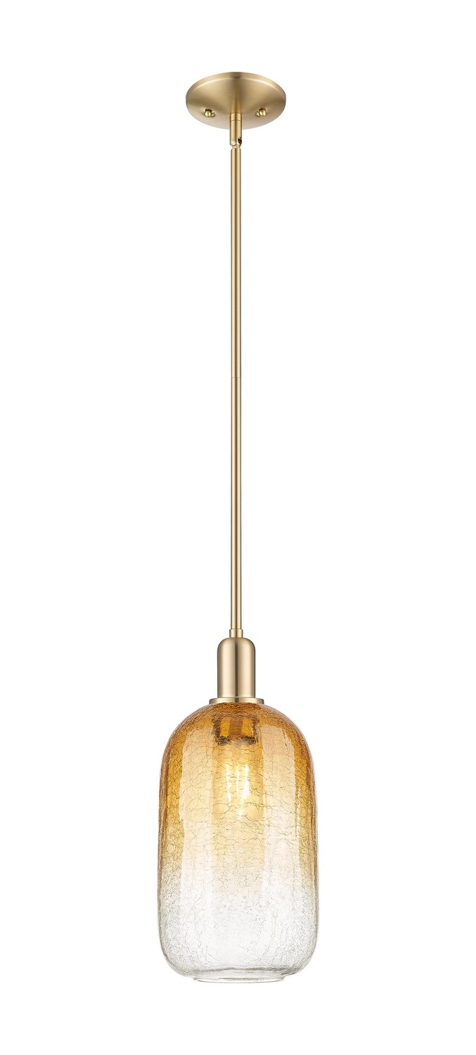 One Light Mini Pendant by Innovations - Arcadia Collection, Champagne Bronze Finish - 716-1S-CB-G482-7AM