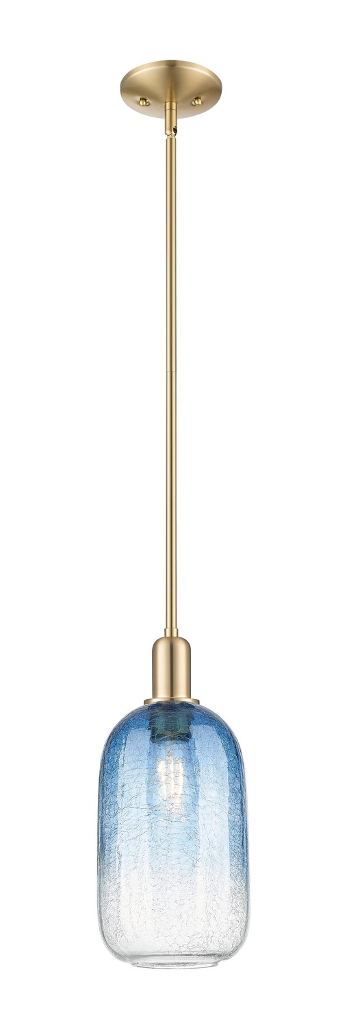 One Light Mini Pendant by Innovations - Arcadia Collection, Champagne Bronze Finish - 716-1S-CB-G482-7SB
