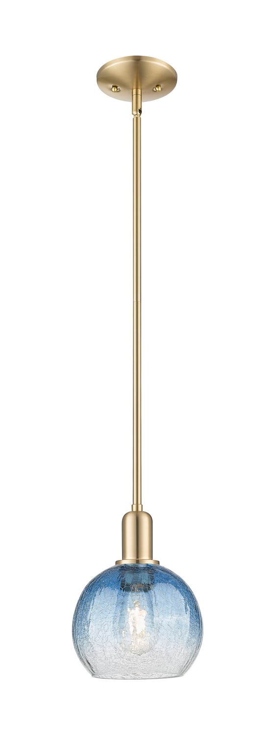 One Light Mini Pendant by Innovations - Arcadia Collection, Champagne Bronze Finish - 716-1S-CB-G483-8SB