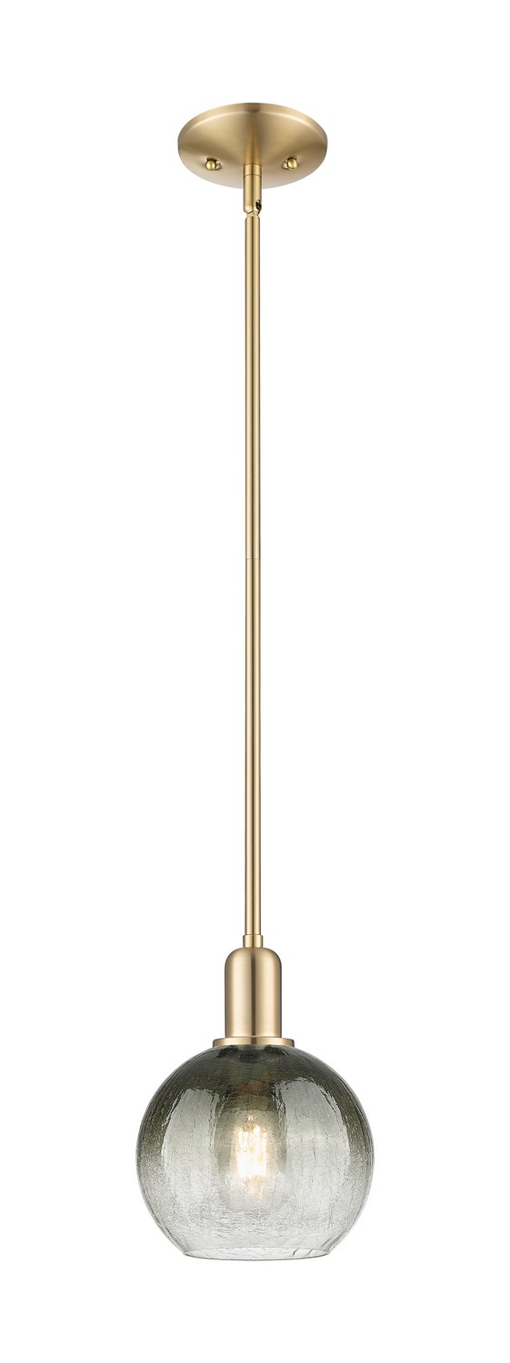 One Light Mini Pendant by Innovations - Arcadia Collection, Champagne Bronze Finish - 716-1S-CB-G483-8SL