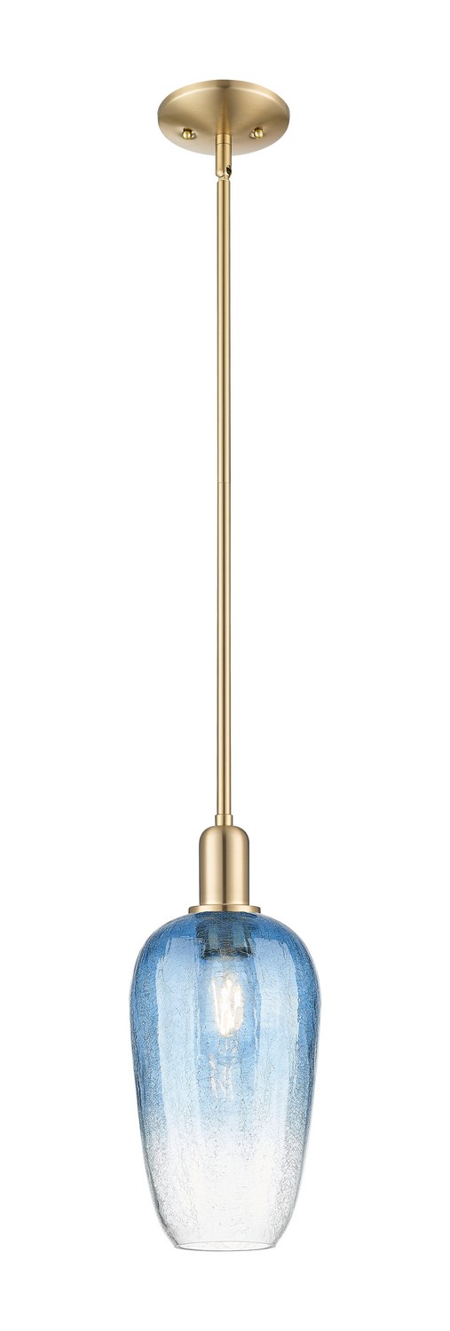 One Light Mini Pendant by Innovations - Arcadia Collection, Champagne Bronze Finish - 716-1S-CB-G484-7SB