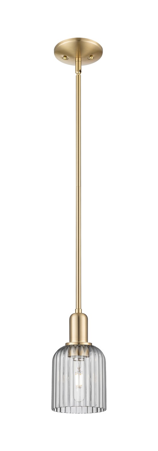 One Light Mini Pendant by Innovations - Arcadia Collection, Champagne Bronze Finish - 716-1S-CB-G559-5SM